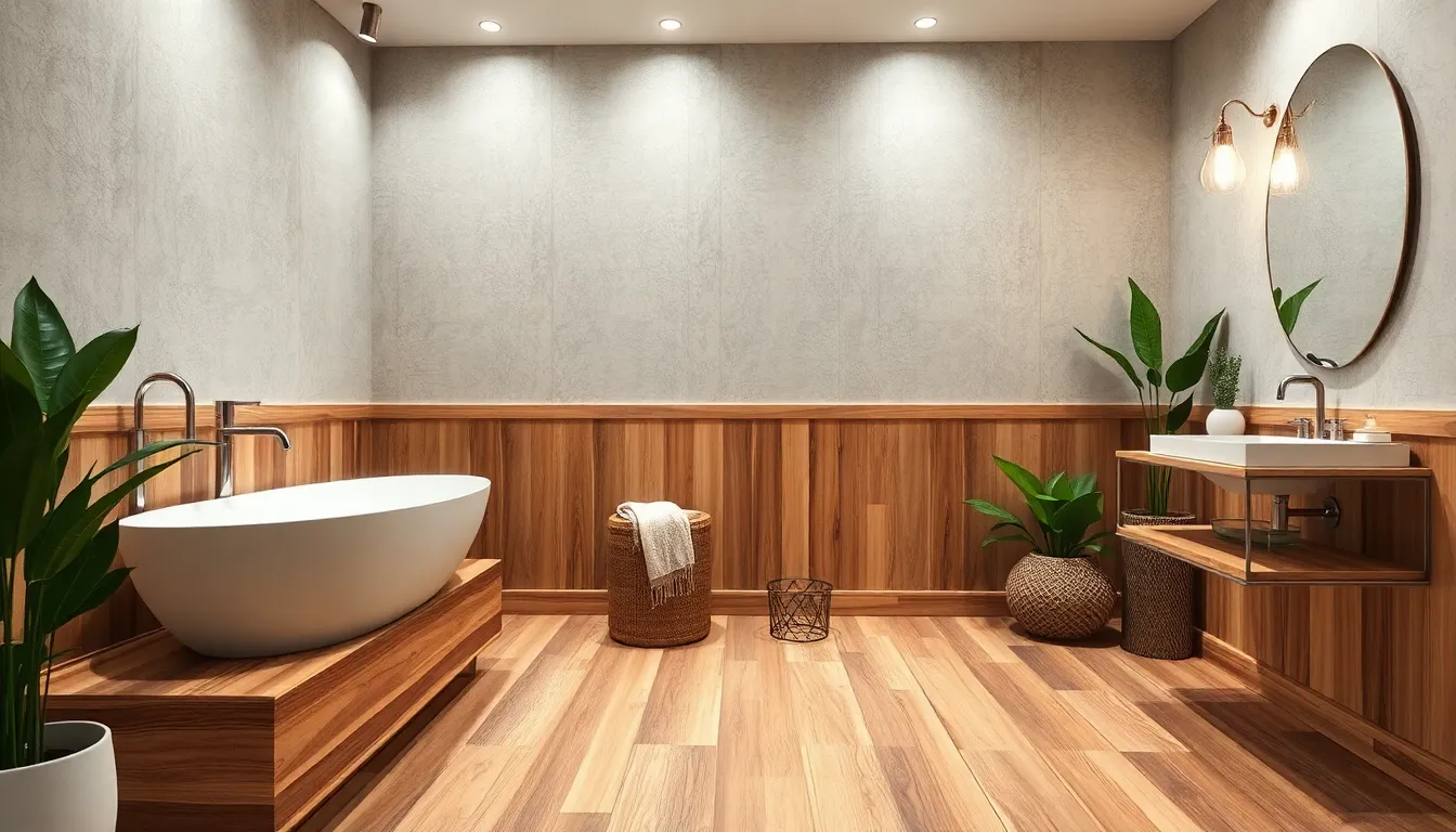 15 Stylish Bathroom Baseboard Ideas That'll Transform Your Space on Any Budget 4 15 Stylish Bathroom Baseboard Ideas That'll Transform Your Space on Any Budget 3