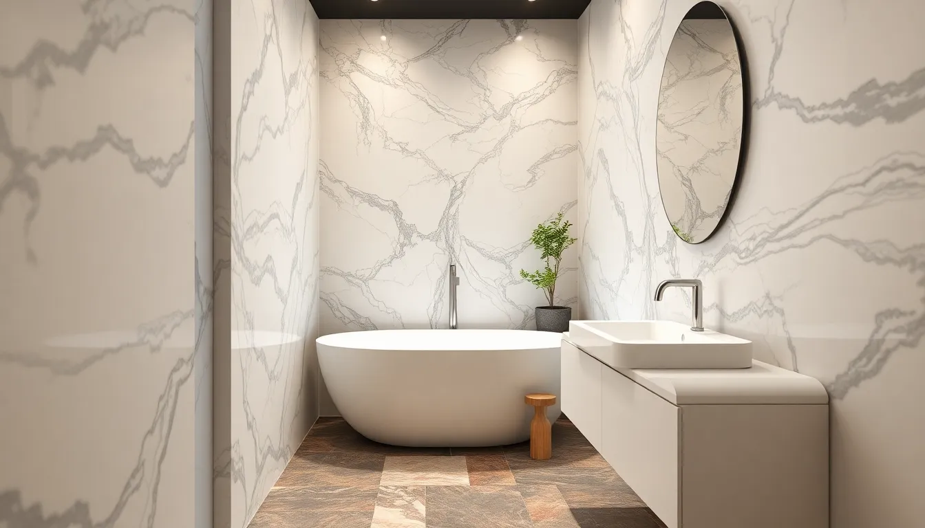 15 Small Bathroom Flooring Ideas That Make Tiny Spaces Look Bigger in 2025 3