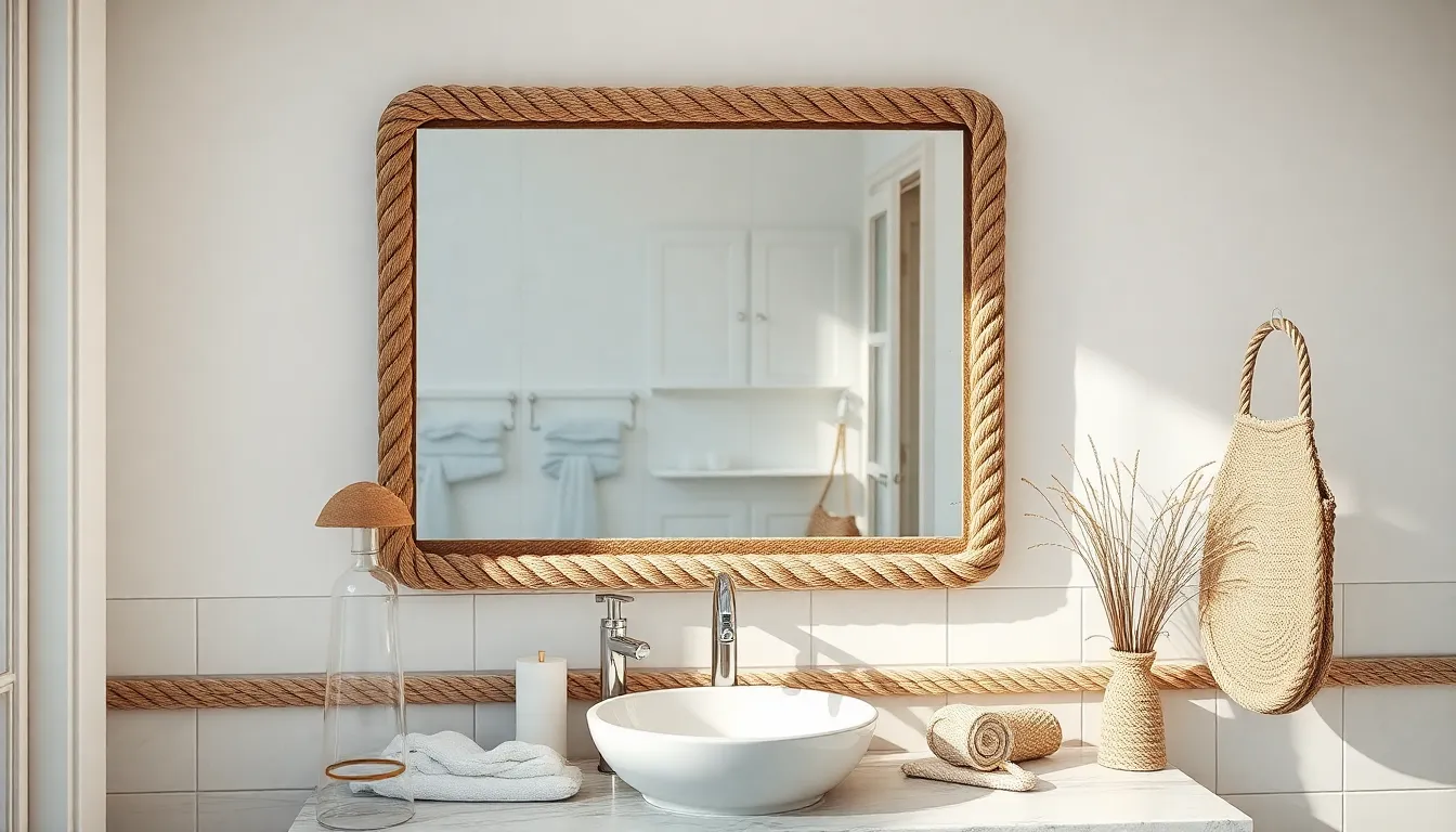 25 Stunning Bathroom Mirror Frame Ideas to Transform Your Space (DIY & Budget-Friendly!) 3