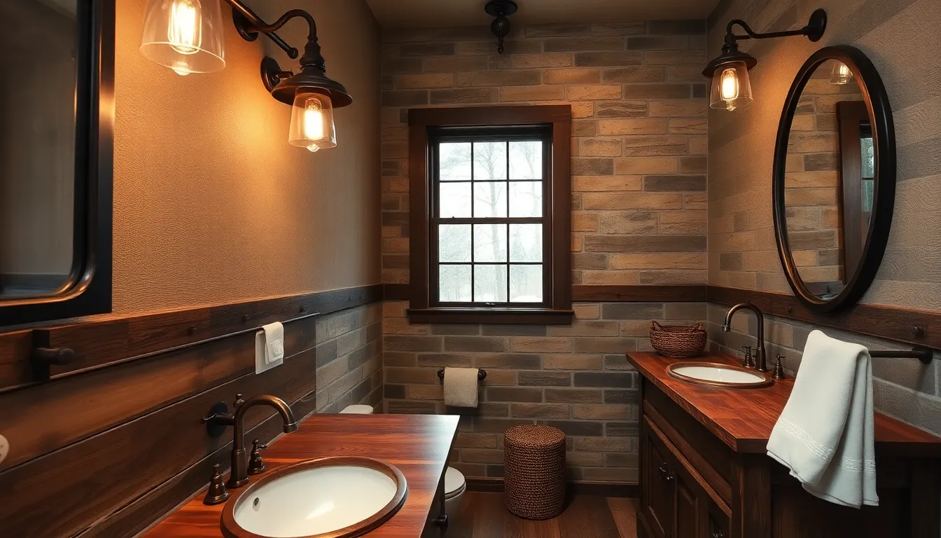 25 Stunning Bathroom Rustic Ideas to Transform Your Space on Any Budget 3