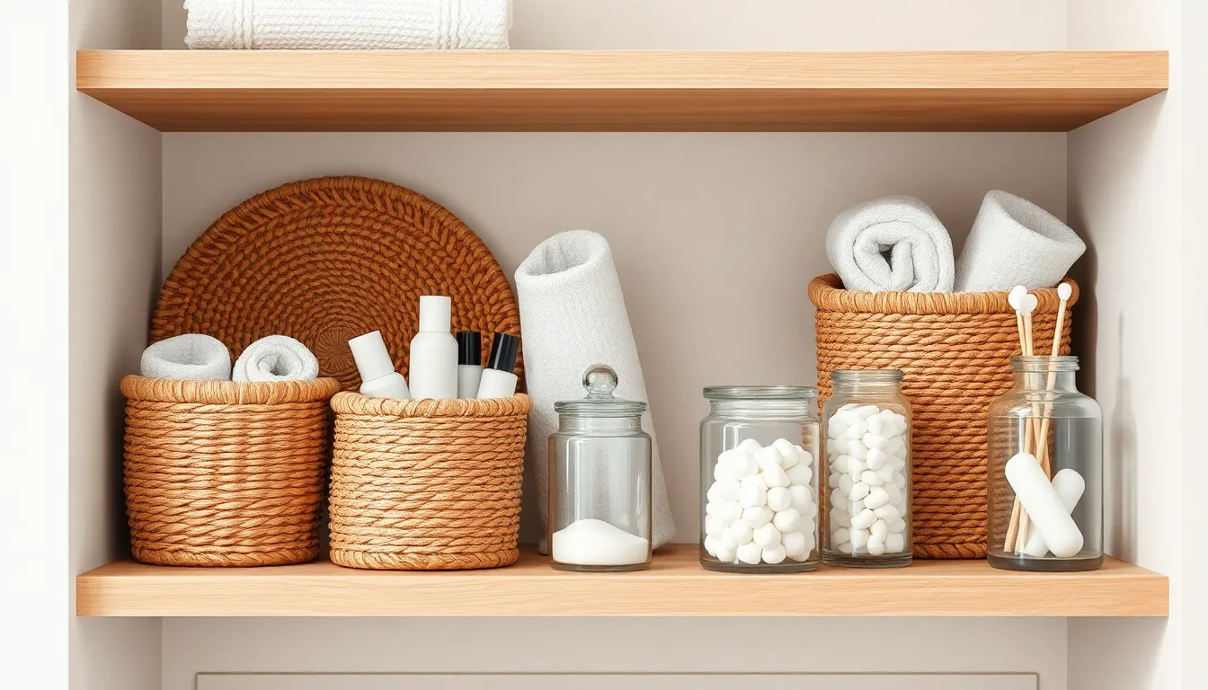 25 Stunning Bathroom Shelf Decor Ideas to Transform Your Space in 2025 3