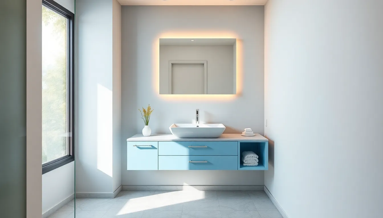 27 Stunning Blue Vanity Bathroom Ideas That Will Transform Your Space 3