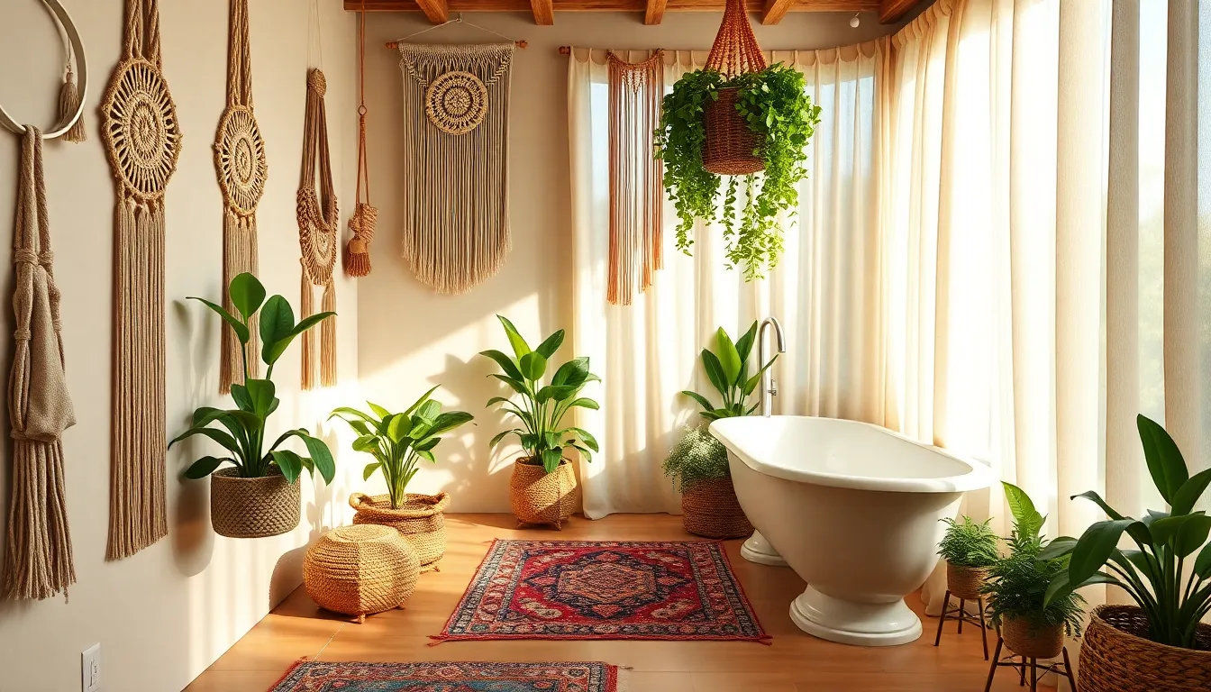 25 Boho Bathroom Ideas to Transform Your Space Into a Dreamy Oasis 4 25 Boho Bathroom Ideas to Transform Your Space Into a Dreamy Oasis 3