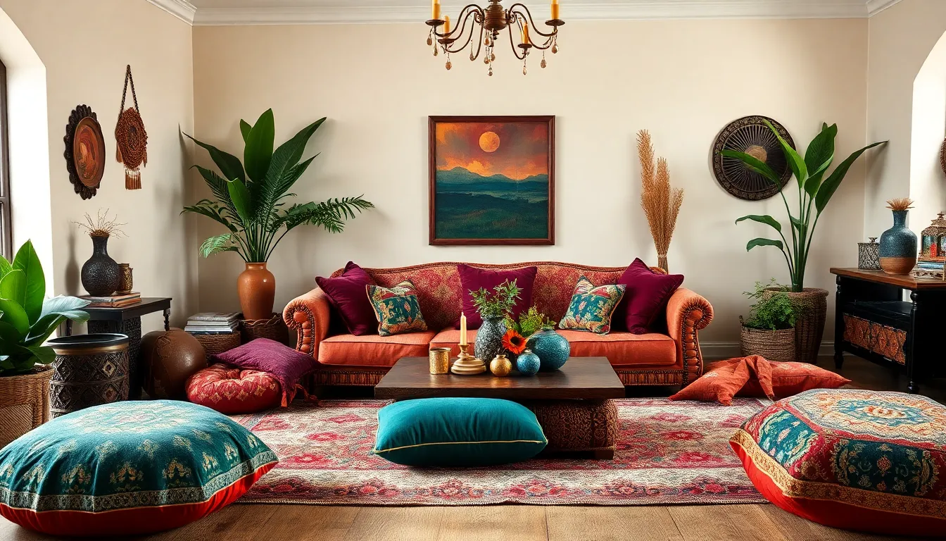 25 Stunning Boho Living Room Decor Ideas to Transform Your Space in 2025 4 25 Stunning Boho Living Room Decor Ideas to Transform Your Space in 2025 3
