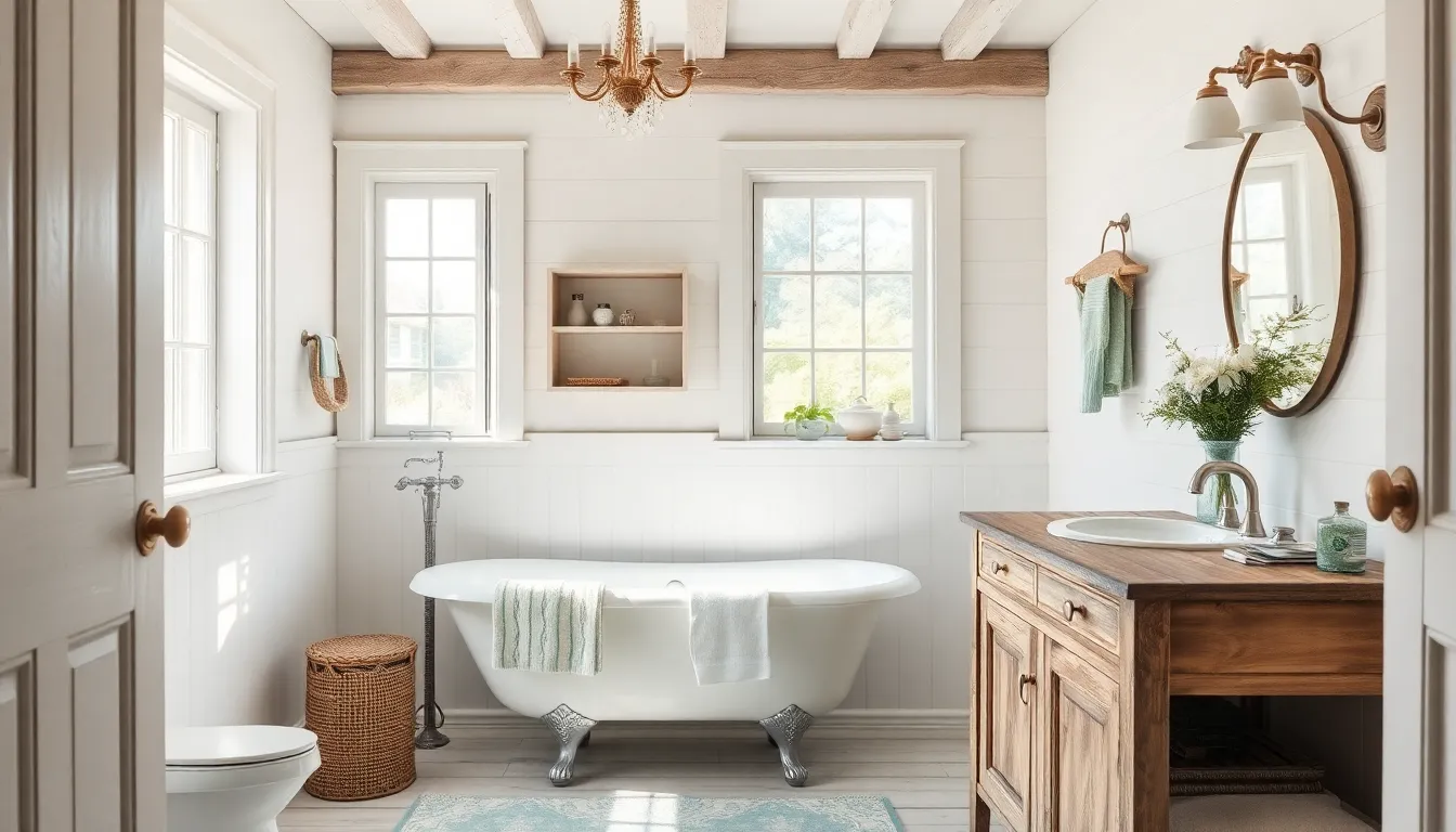 25 Cozy Cottage Bathroom Ideas to Transform Your Space Into a Rustic Retreat 4 25 Cozy Cottage Bathroom Ideas to Transform Your Space Into a Rustic Retreat 3