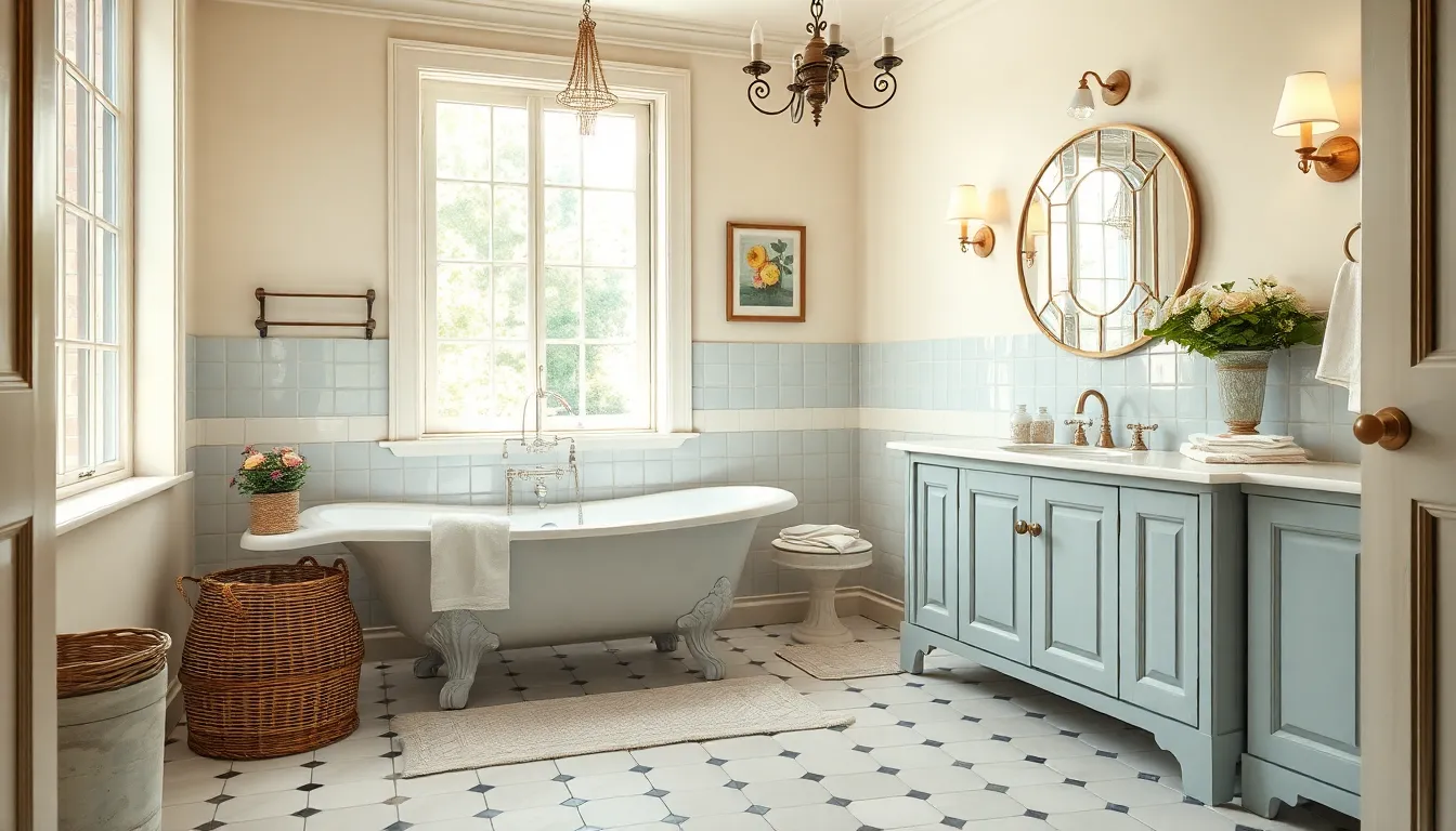 25 French Country Bathroom Ideas That'll Transform Your Space Into a Dreamy Château Retreat 4 25 French Country Bathroom Ideas That'll Transform Your Space Into a Dreamy Château Retreat 3