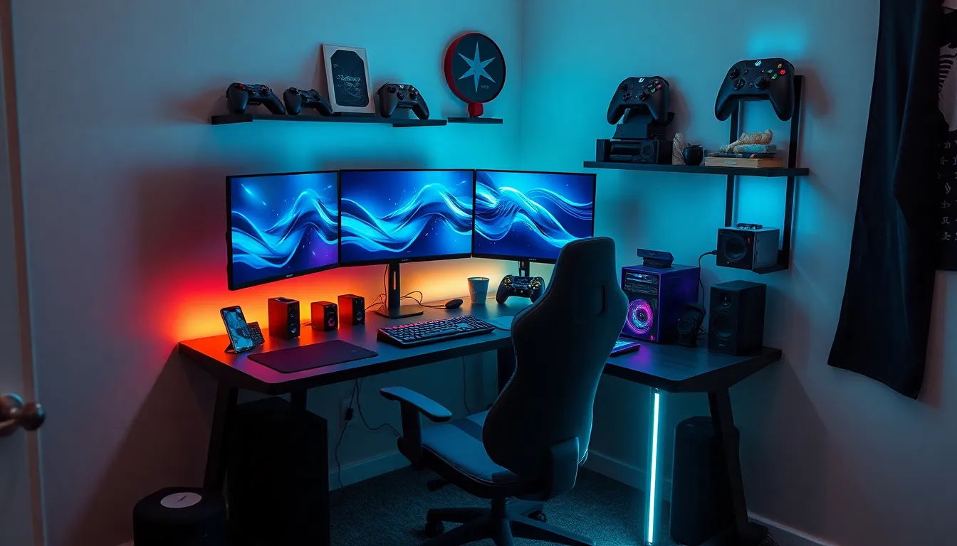 25 Gaming Desk Setup Ideas to Transform Your Gaming Space (2025 Guide) 3