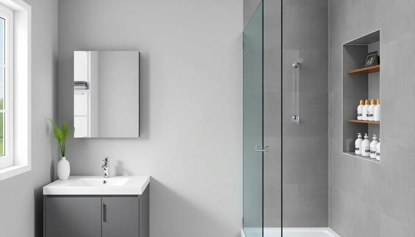 25 Stunning Grey Small Bathroom Ideas That Make Tiny Spaces Look Bigger 4 25 Stunning Grey Small Bathroom Ideas That Make Tiny Spaces Look Bigger 3