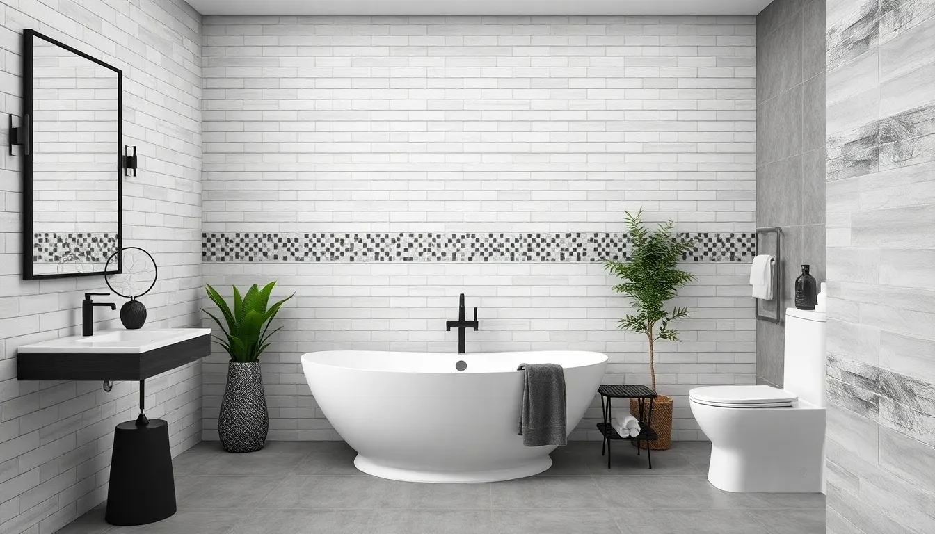 25 Creative Ideas for Bathroom Walls That Will Transform Your Space on Any Budget 3