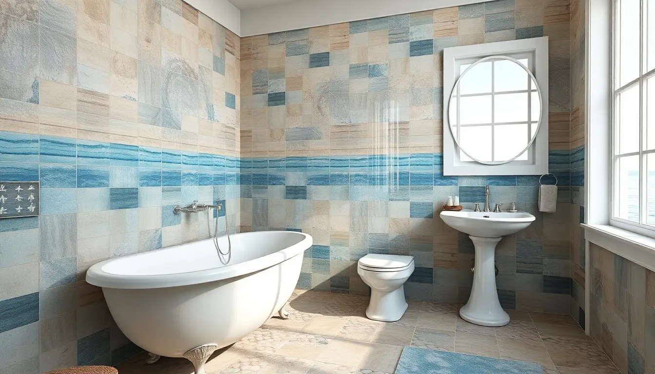 25 Stunning Beach Bathroom Ideas to Transform Your Space Into a Coastal Paradise 3