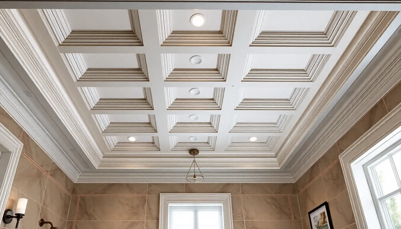 15 Stunning Bathroom Ceiling Ideas That Will Transform Your Space in 2025 3