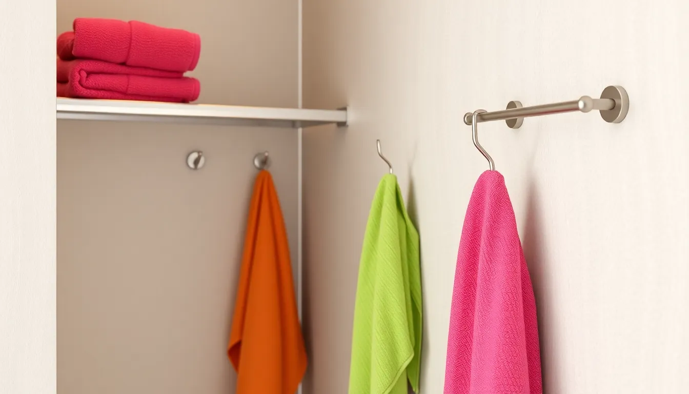 25 Creative Ideas for Hanging Towels in Bathroom: Space-Saving & Stylish Solutions 4 25 Creative Ideas for Hanging Towels in Bathroom: Space-Saving & Stylish Solutions 3