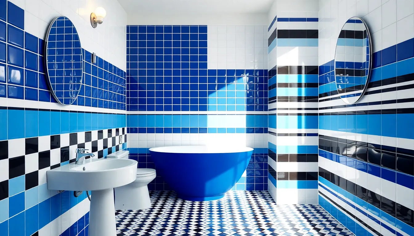 25 Creative Ideas for Painting Bathroom Tiles That Will Transform Your Space in 2025 3