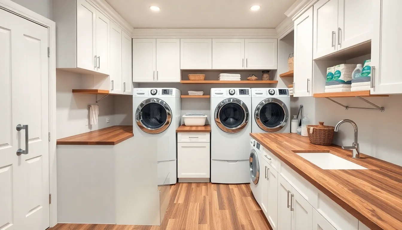 25 Laundry Room Countertop Ideas to Transform Your Space (Budget to Luxury) 4 25 Laundry Room Countertop Ideas to Transform Your Space (Budget to Luxury) 3