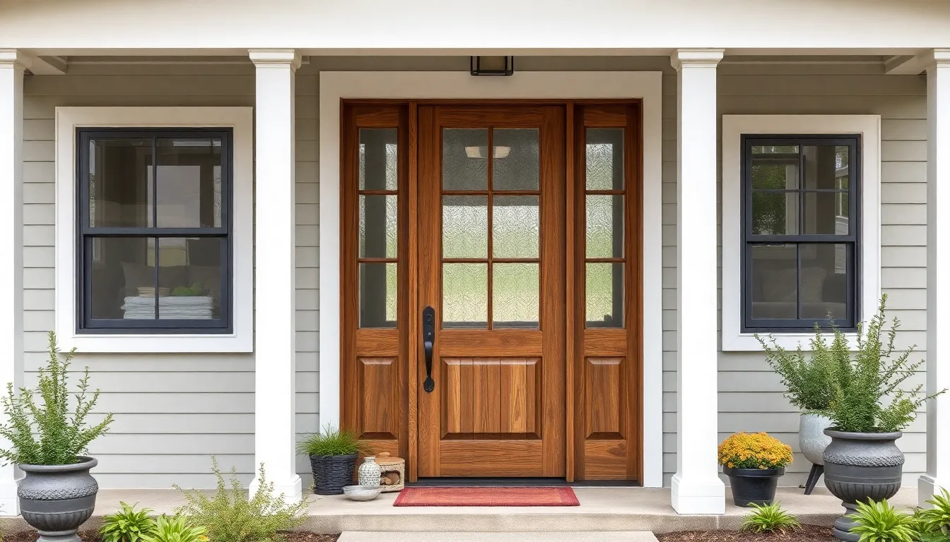 25 Modern Farmhouse Front Door Ideas That Will Transform Your Home's Curb Appeal 3
