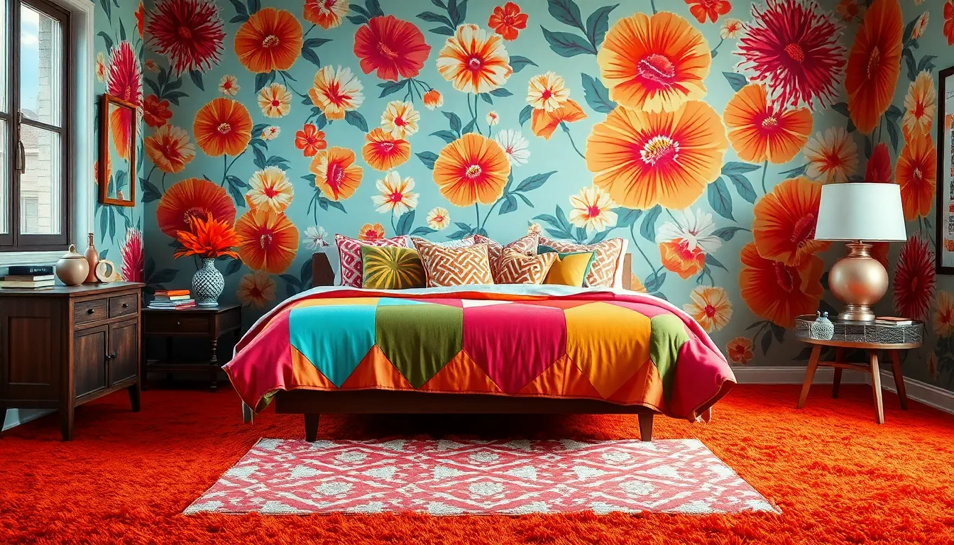 15 Groovy Retro Bedroom Decor Ideas That'll Transform Your Space on Any Budget 3