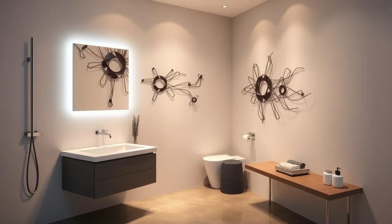 15 Stunning Artwork Ideas for Bathroom Walls That Transform Your Space 5