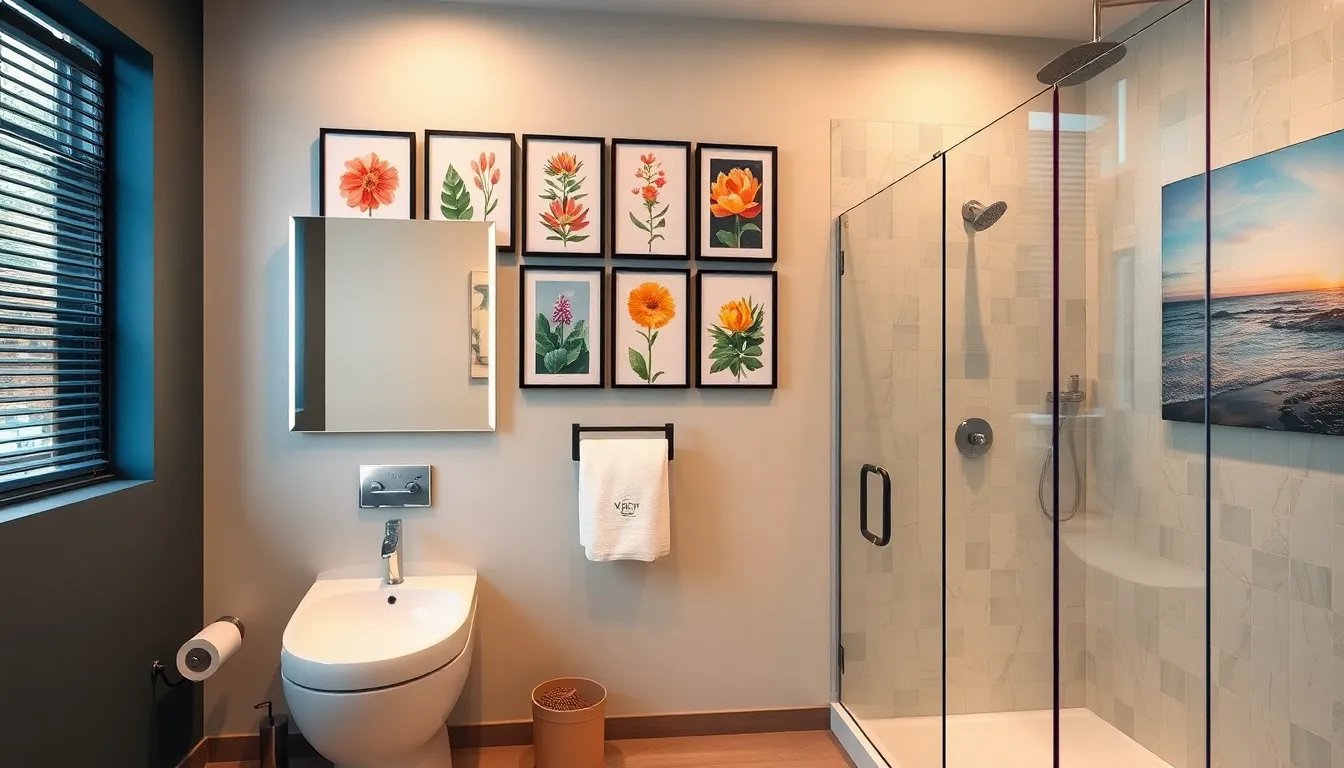 15 Stunning Bathroom Artwork Ideas That Transform Your Space (Moisture-Proof!) 5