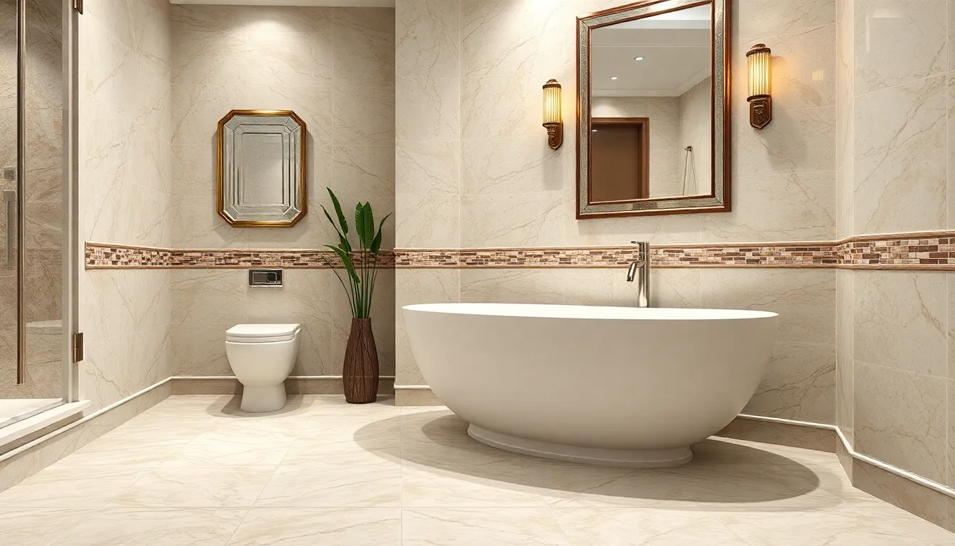 15 Stylish Bathroom Baseboard Ideas That'll Transform Your Space on Any Budget 6 15 Stylish Bathroom Baseboard Ideas That'll Transform Your Space on Any Budget 5