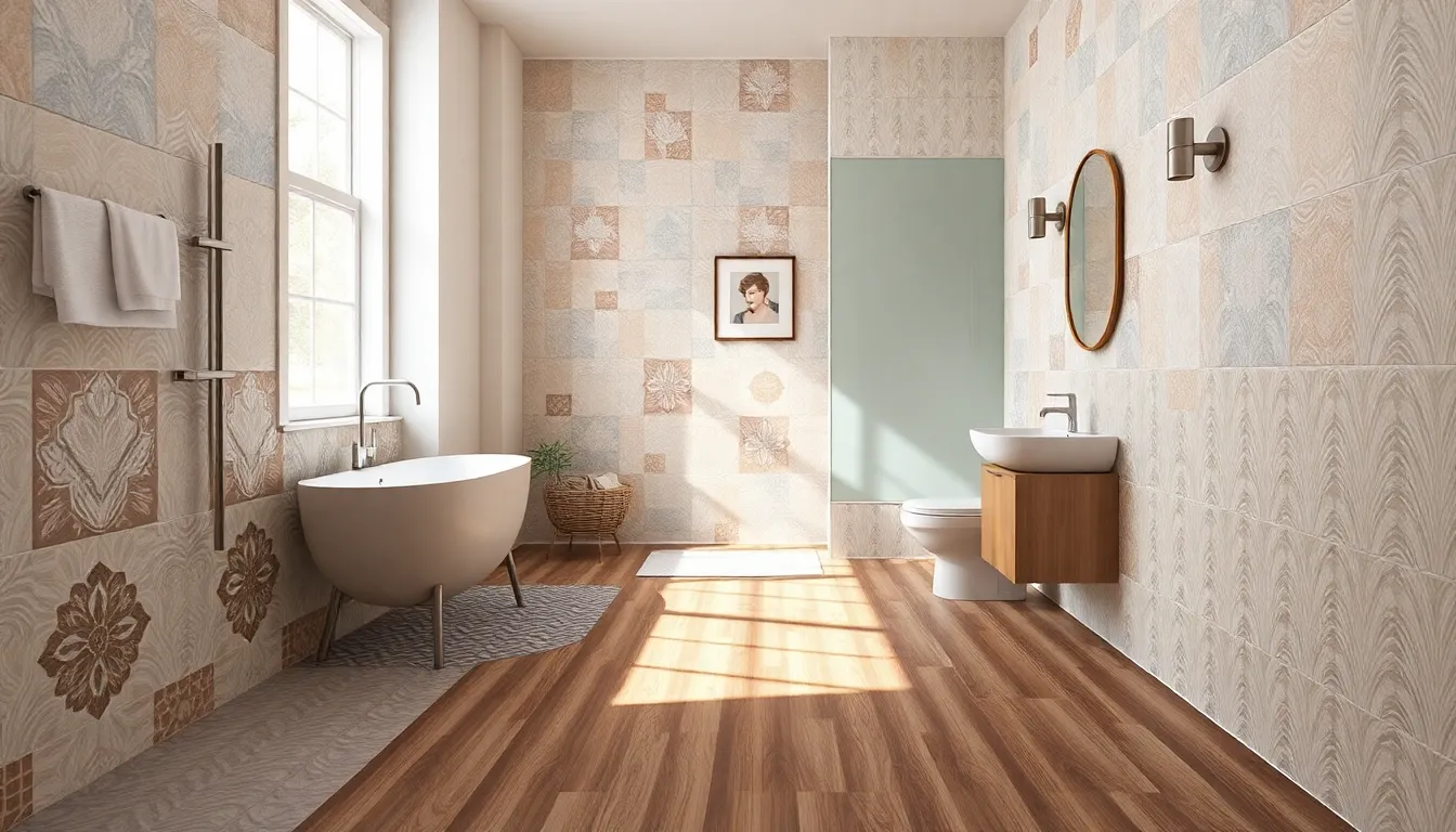 25 Stunning Bathroom Lino Ideas That'll Transform Your Space on Any Budget 6 25 Stunning Bathroom Lino Ideas That'll Transform Your Space on Any Budget 5