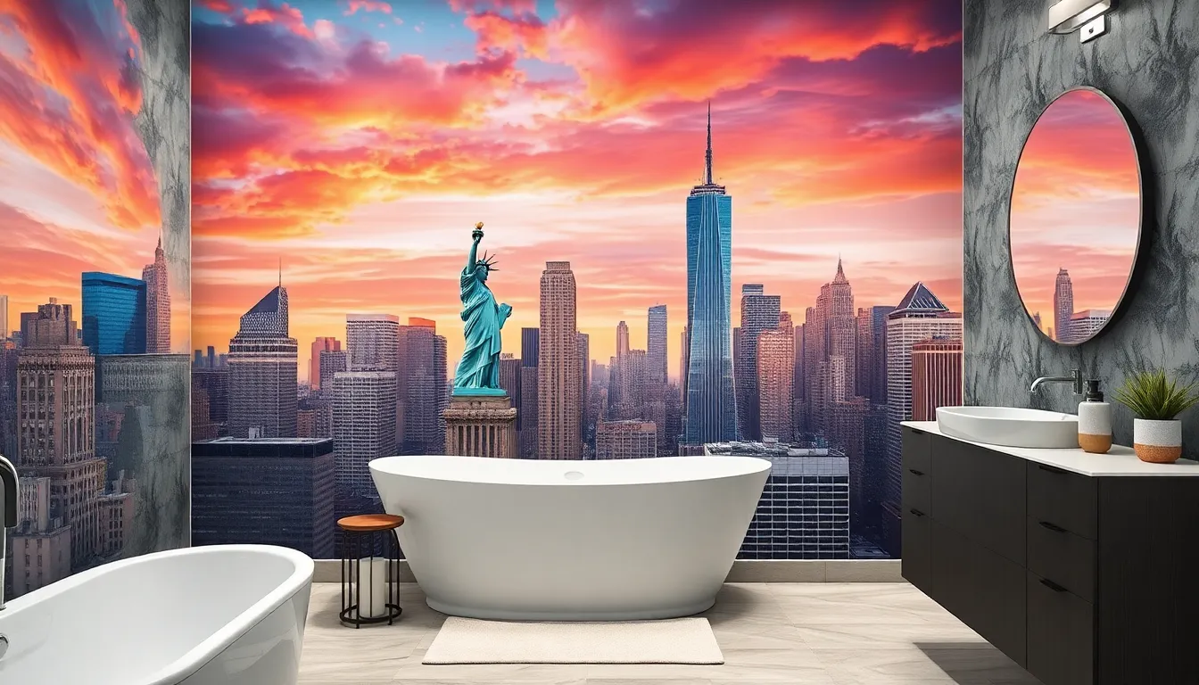 25 Stunning Bathroom Mural Ideas to Transform Your Space Into a Spa-Like Retreat 6 25 Stunning Bathroom Mural Ideas to Transform Your Space Into a Spa-Like Retreat 5