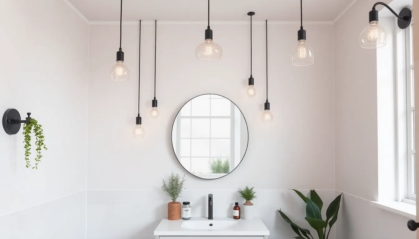 25 Stunning Bathroom Pendant Lighting Ideas to Transform Your Space in 2025 5