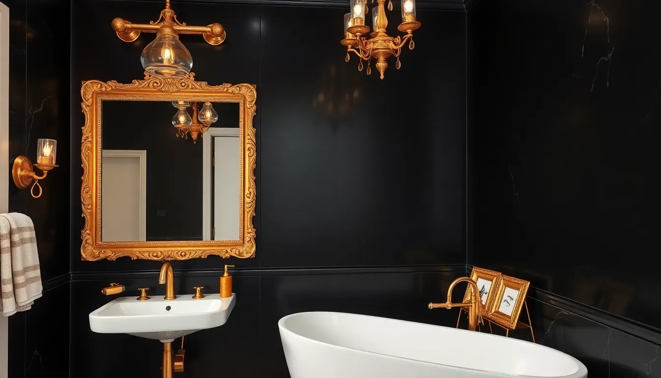 27 Black and Gold Bathroom Ideas to Transform Your Space in 2025 6 27 Black and Gold Bathroom Ideas to Transform Your Space in 2025 5
