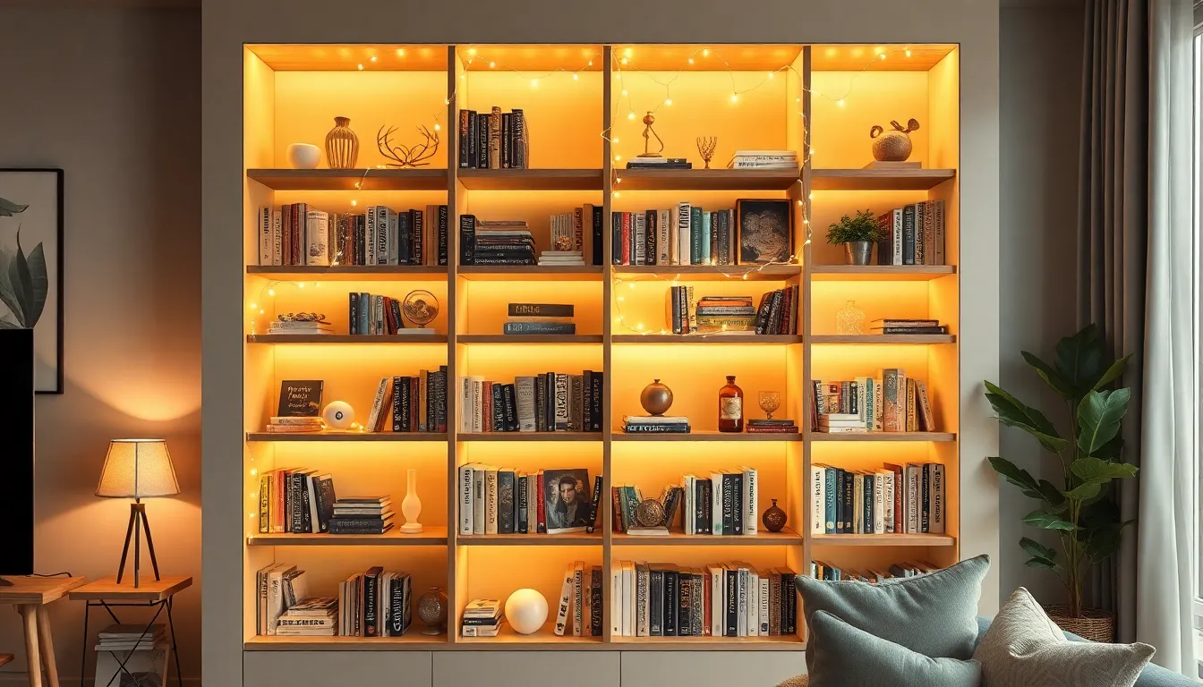 25 Stunning Bookshelf Decor Ideas to Transform Your Space in 2025 5