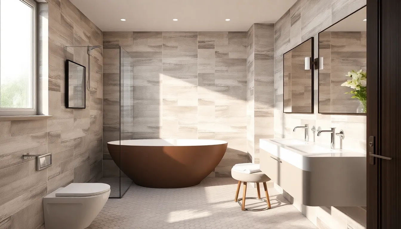 47 Fully Tiled Small Bathroom Ideas That Make Tiny Spaces Look Twice as Big 5
