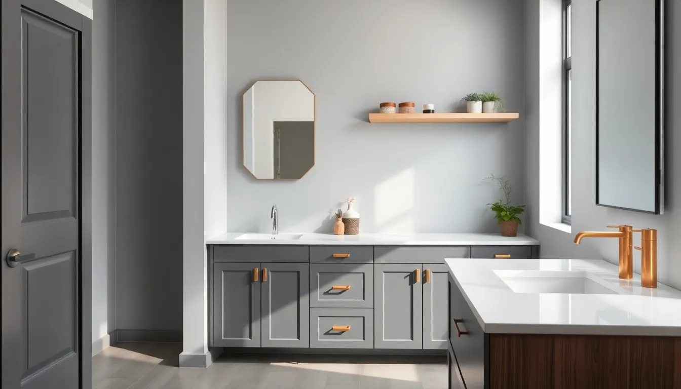 15 Stunning Grey Vanity Bathroom Ideas That Will Transform Your Space 6 15 Stunning Grey Vanity Bathroom Ideas That Will Transform Your Space 5
