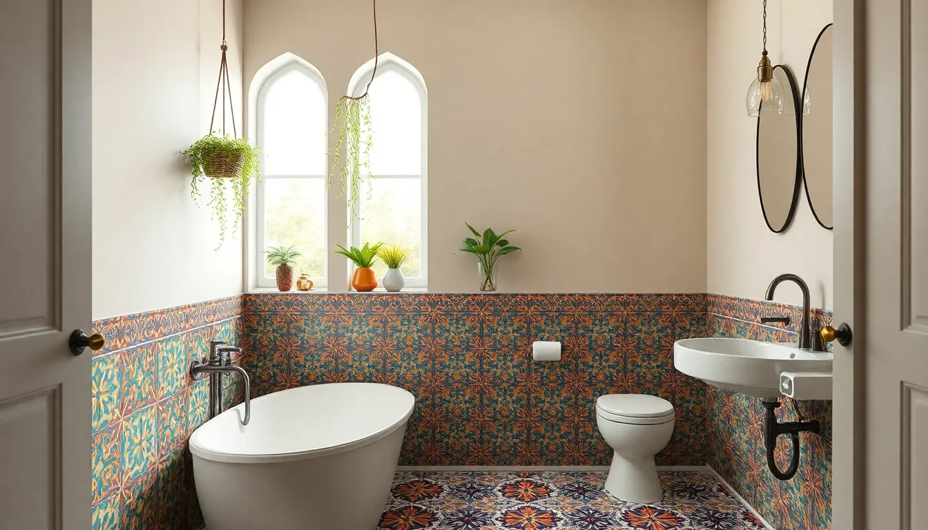 25 Stunning Half Tiled Bathroom Ideas That Will Transform Your Space in 2025 5