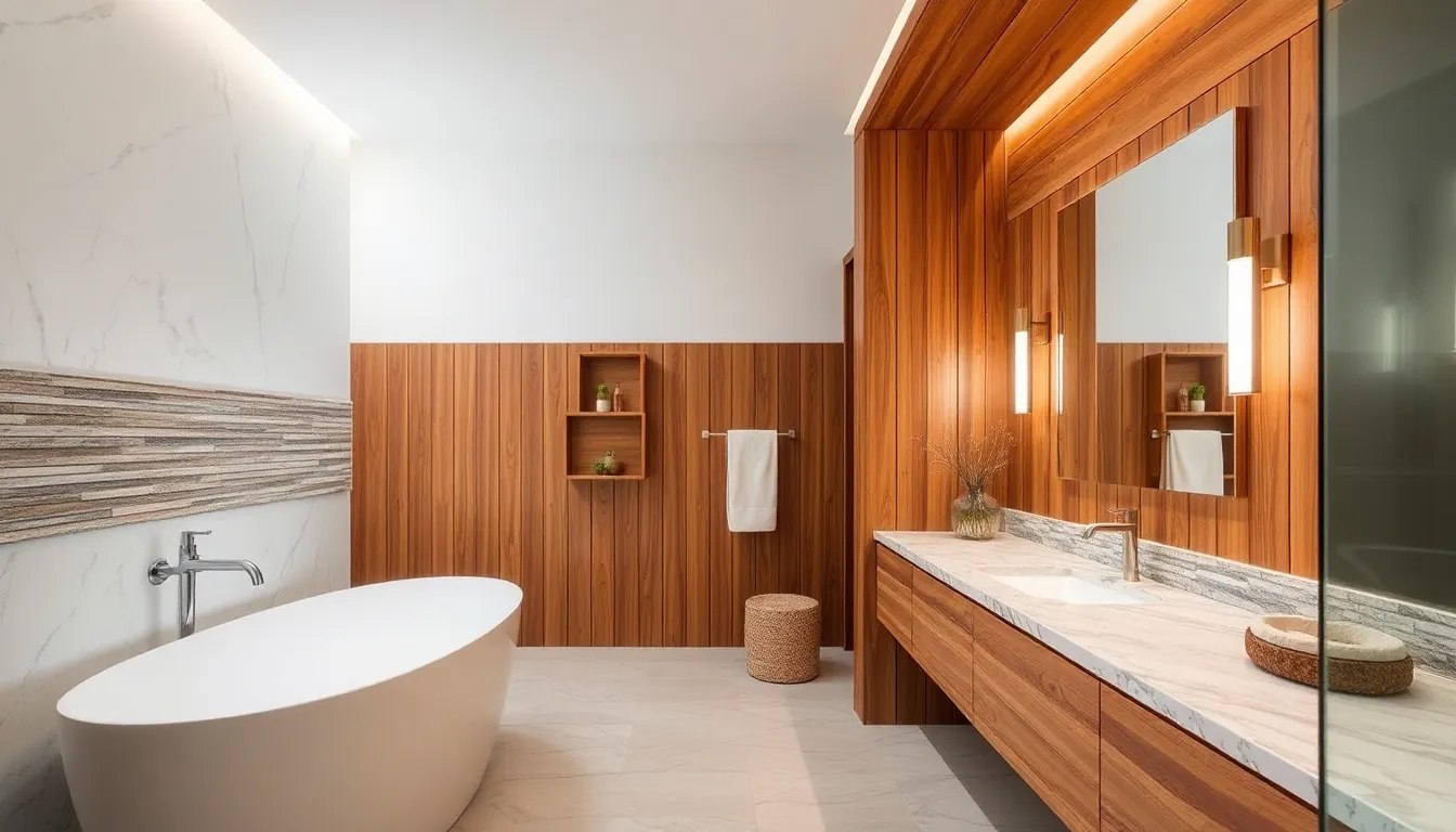 25 Creative Ideas for Bathroom Walls That Will Transform Your Space on Any Budget 5