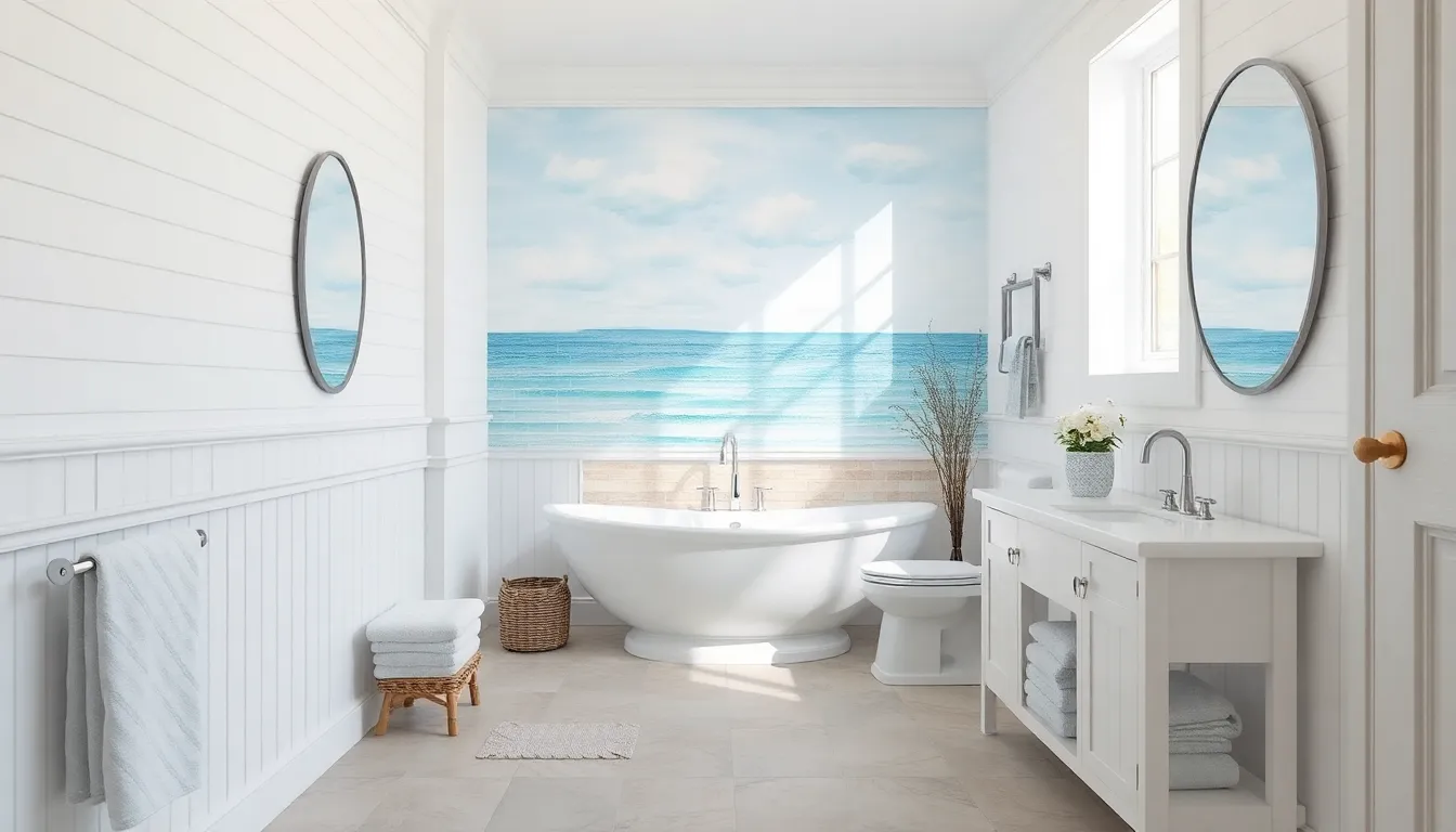 25 Stunning Beach Bathroom Ideas to Transform Your Space Into a Coastal Paradise 5