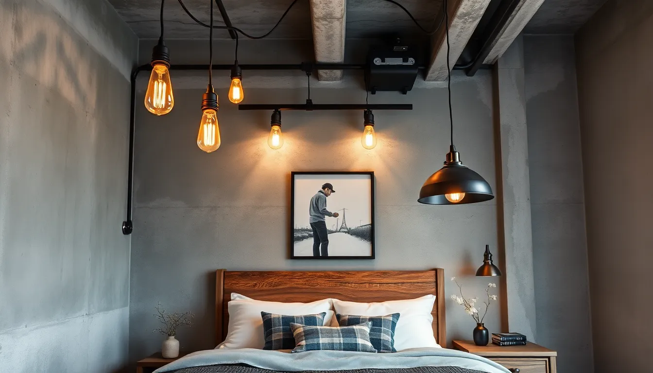 23 Industrial Bedroom Decor Ideas That Transform Your Space Into a Stylish Retreat 5