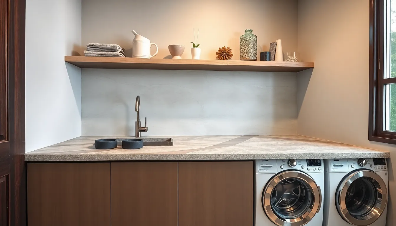 25 Laundry Room Countertop Ideas to Transform Your Space (Budget to Luxury) 6 25 Laundry Room Countertop Ideas to Transform Your Space (Budget to Luxury) 5