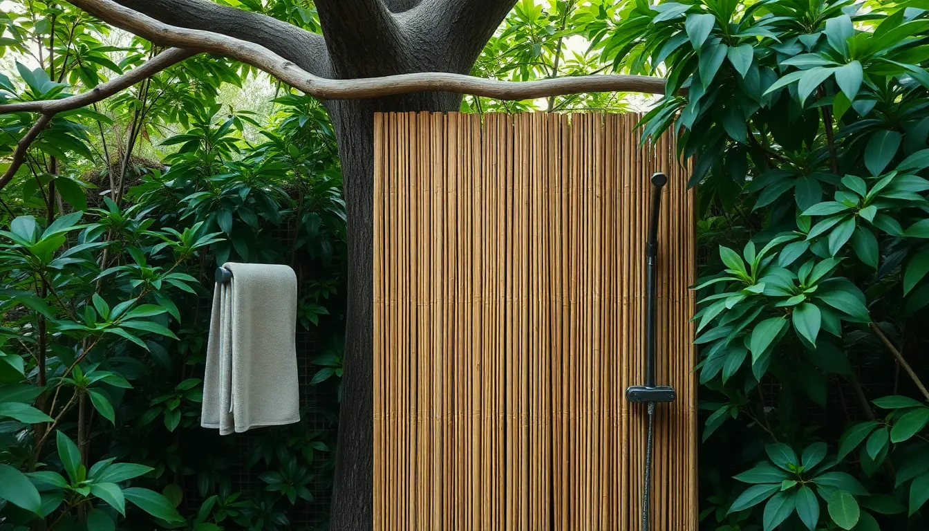 25 Stunning Rustic Outdoor Shower Ideas That'll Transform Your Backyard Into a Spa 6 25 Stunning Rustic Outdoor Shower Ideas That'll Transform Your Backyard Into a Spa 5