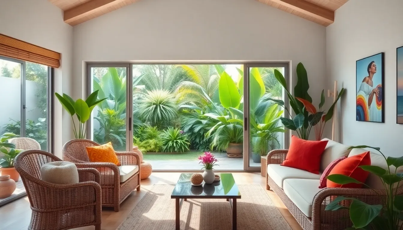 25 Tropical Living Room Ideas to Transform Your Home Into an Island Paradise 5