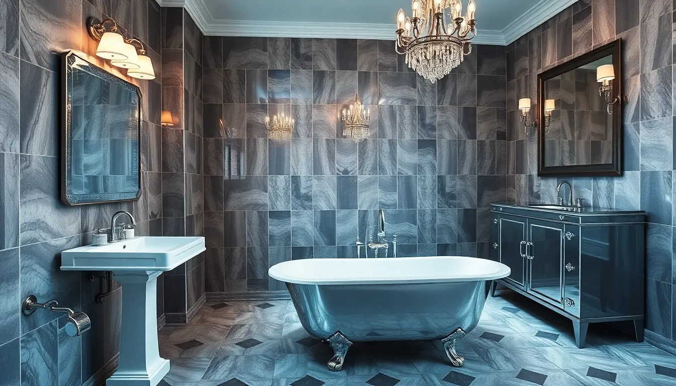25 Stunning Art Deco Bathroom Ideas That Bring 1920s Glamour to Your Home 7