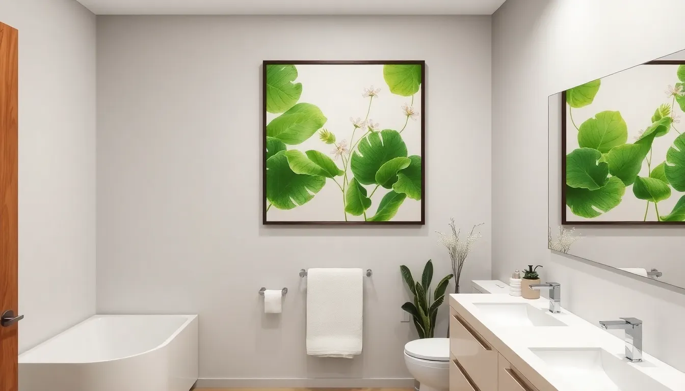 15 Stunning Bathroom Artwork Ideas That Transform Your Space (Moisture-Proof!) 7