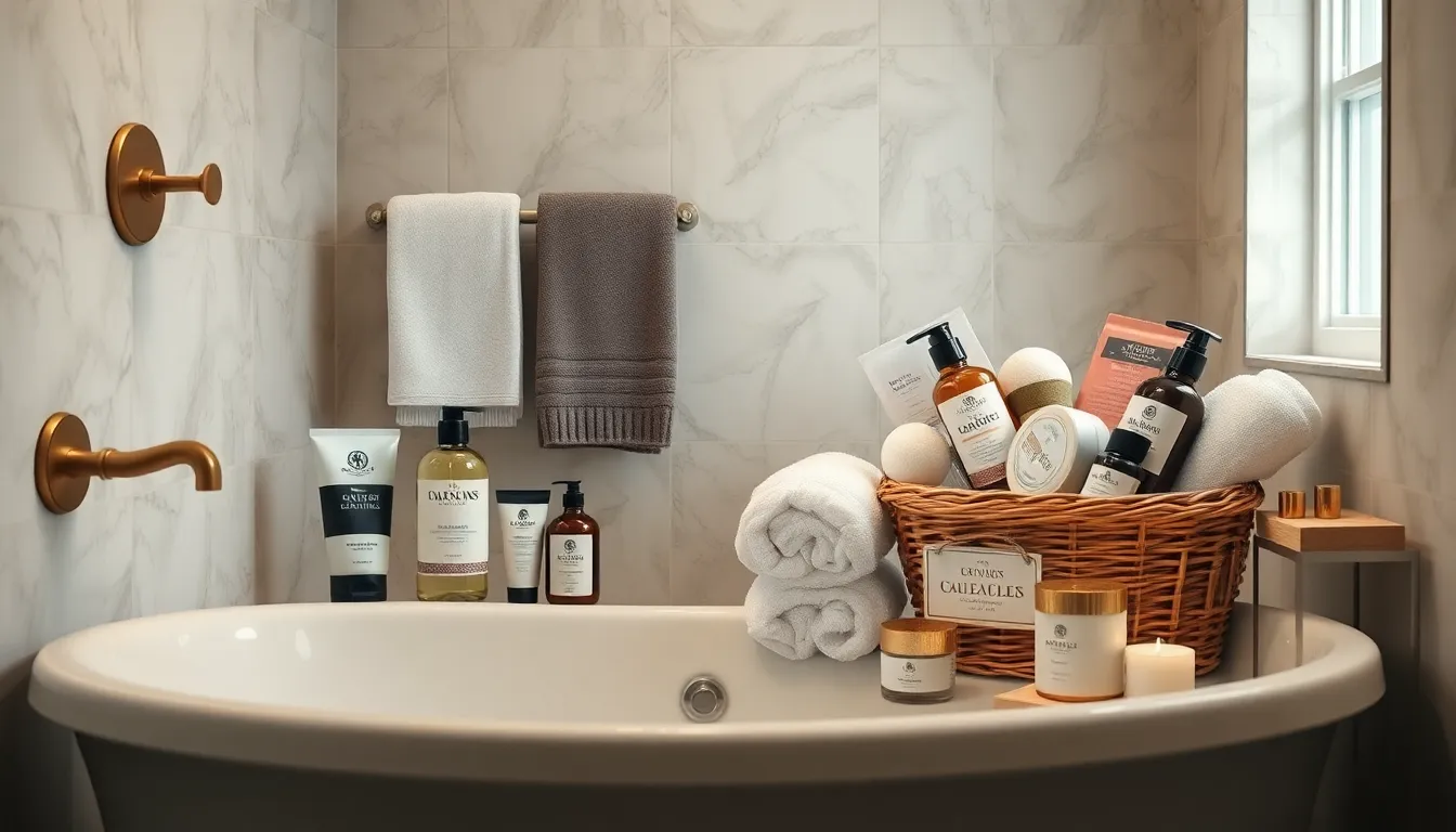 25 Bathroom Gift Basket Ideas That'll Make Anyone Feel Pampered (Budget & Luxury) 8 25 Bathroom Gift Basket Ideas That'll Make Anyone Feel Pampered (Budget & Luxury) 7