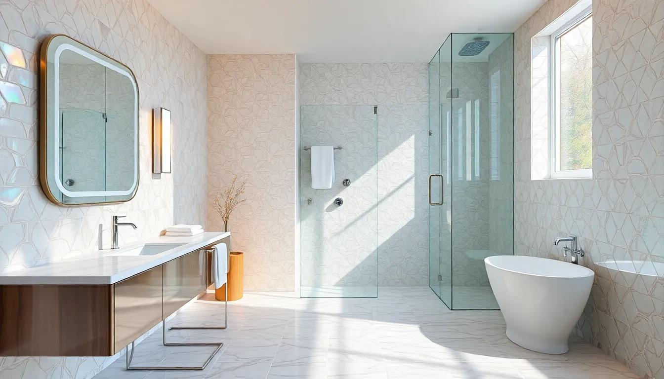 25 Stunning Bathroom Glass Tile Ideas That Will Transform Your Space in 2025 8 25 Stunning Bathroom Glass Tile Ideas That Will Transform Your Space in 2025 7
