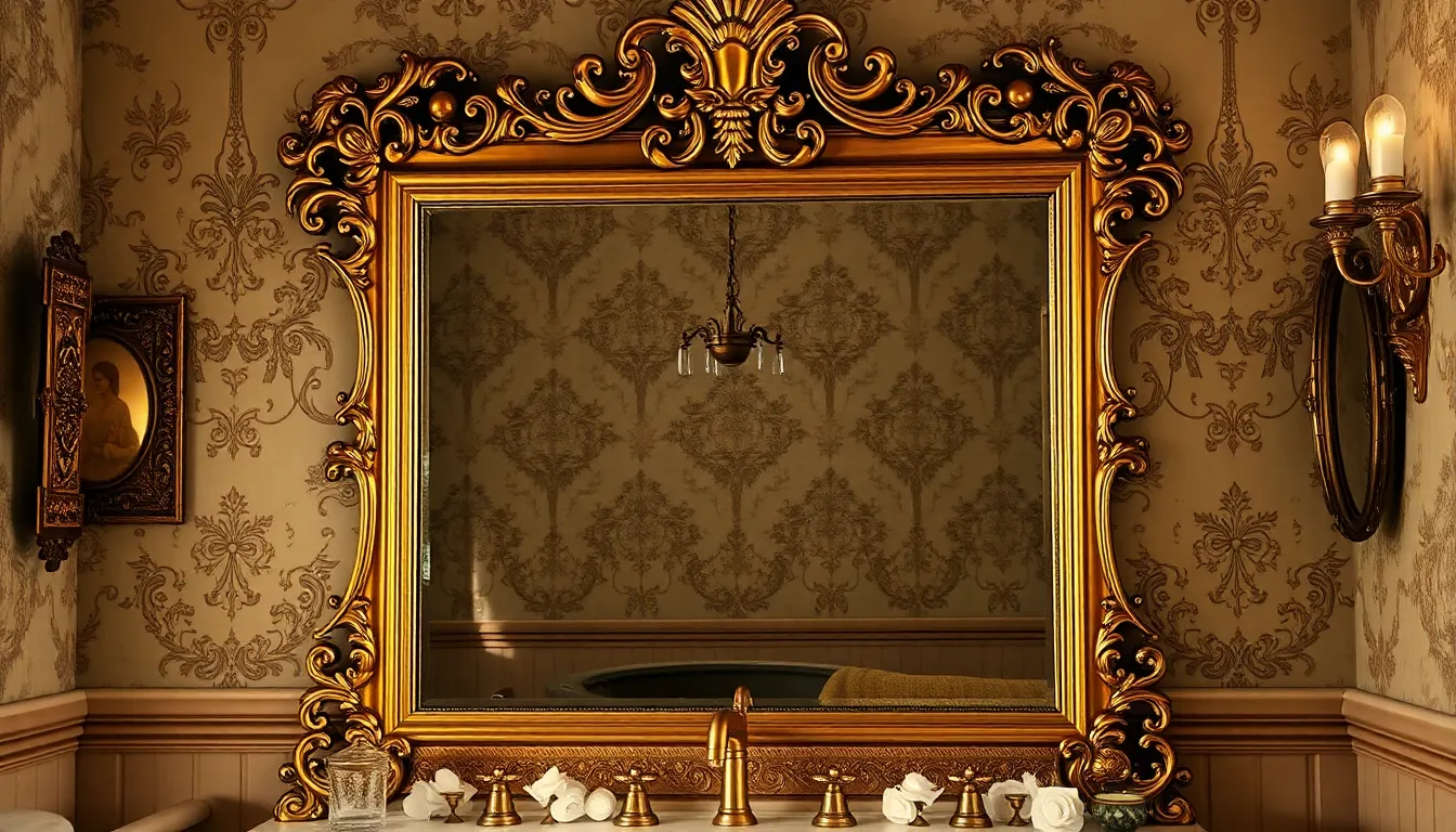 25 Stunning Bathroom Mirror Frame Ideas to Transform Your Space (DIY & Budget-Friendly!) 7
