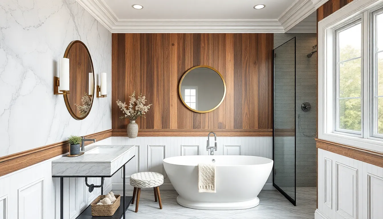 25 Stunning Bathroom Wainscoting Ideas to Transform Your Space in 2025 8 25 Stunning Bathroom Wainscoting Ideas to Transform Your Space in 2025 7