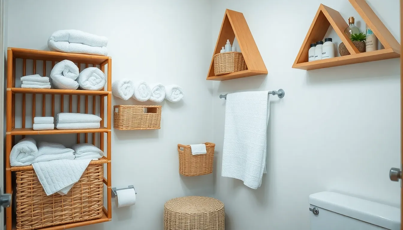 35 Genius Corner Shelf Ideas for Bathroom Storage (Works in Any Space!) 8 35 Genius Corner Shelf Ideas for Bathroom Storage (Works in Any Space!) 7