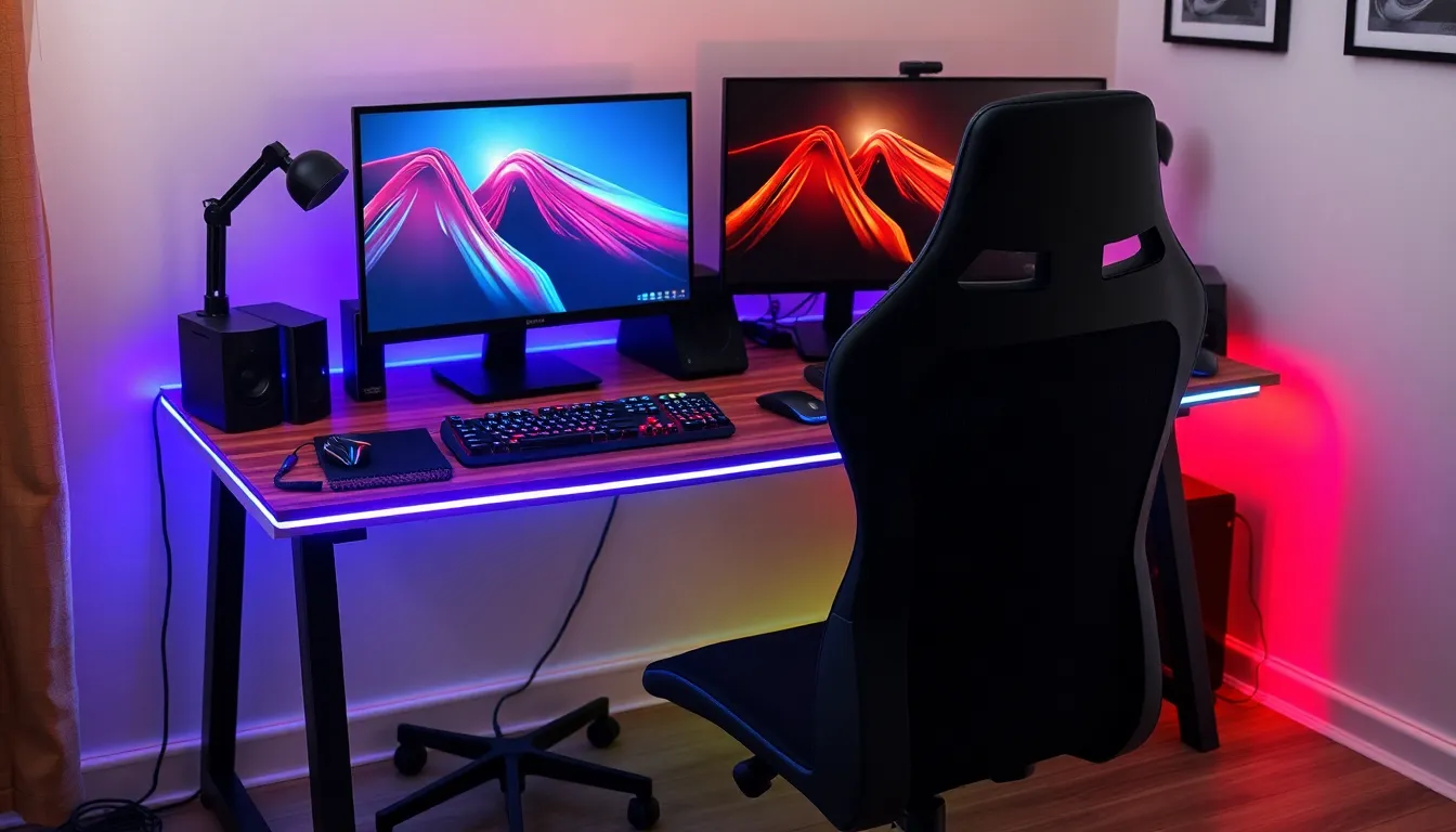 25 Gaming Desk Setup Ideas to Transform Your Gaming Space (2025 Guide) 7