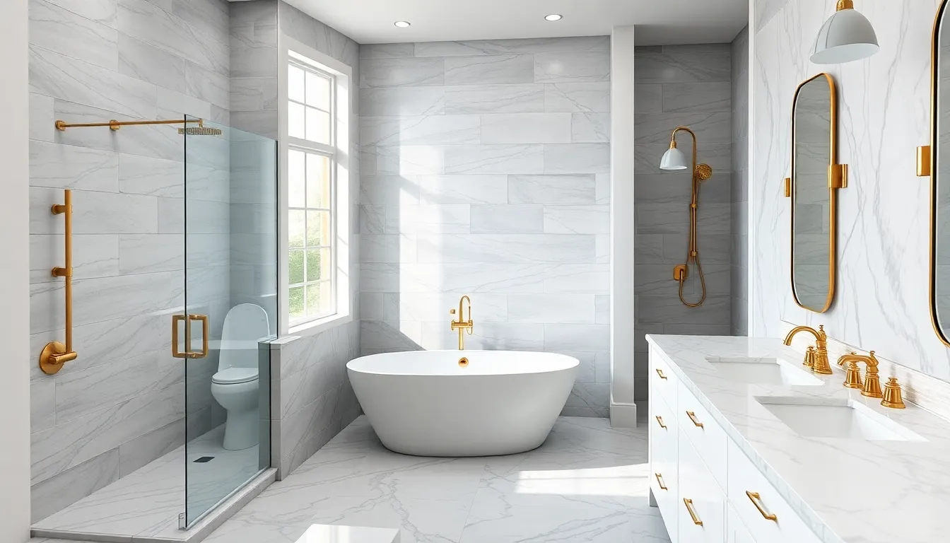 30 Stunning Grey and White Bathroom Ideas That Will Transform Your Space 7