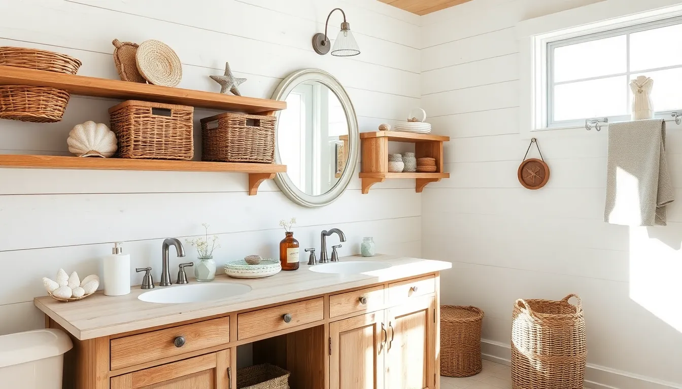 25 Stunning Beach Bathroom Ideas to Transform Your Space Into a Coastal Paradise 7