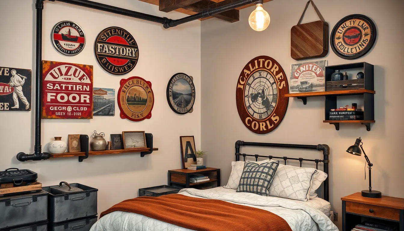 23 Industrial Bedroom Decor Ideas That Transform Your Space Into a Stylish Retreat 7