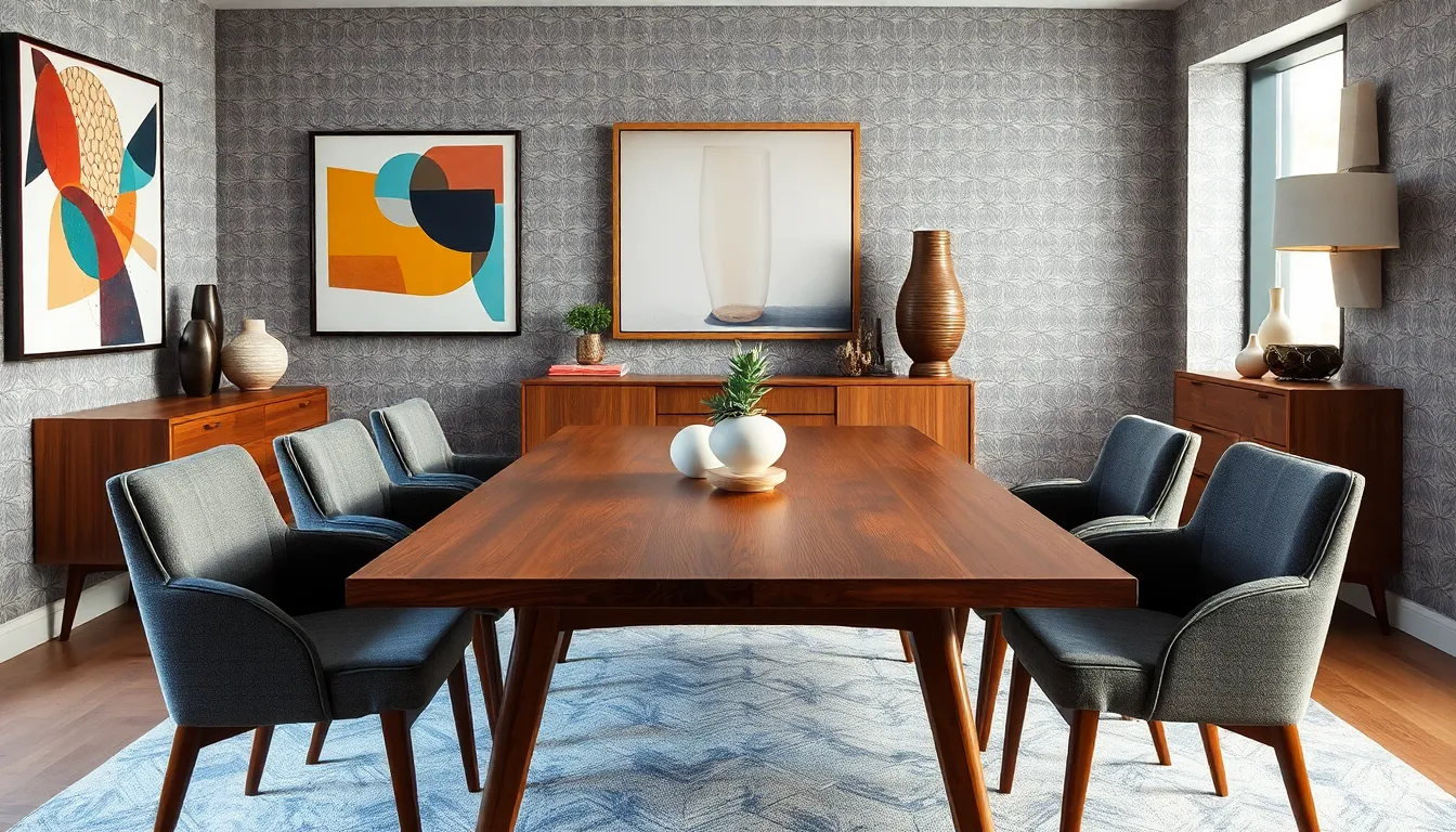 23 Mid Century Modern Dining Room Ideas That'll Transform Your Space in 2025 7