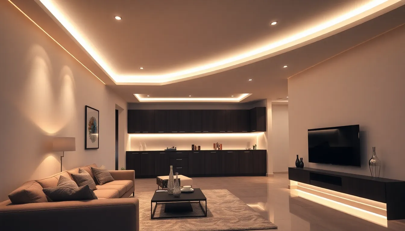27 Modern Living Room Lighting Ideas to Transform Your Space in 2025 7